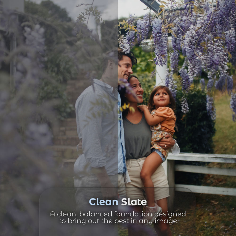 Clean Slate LUT for clean natural color grading with balanced tones and refined contrast