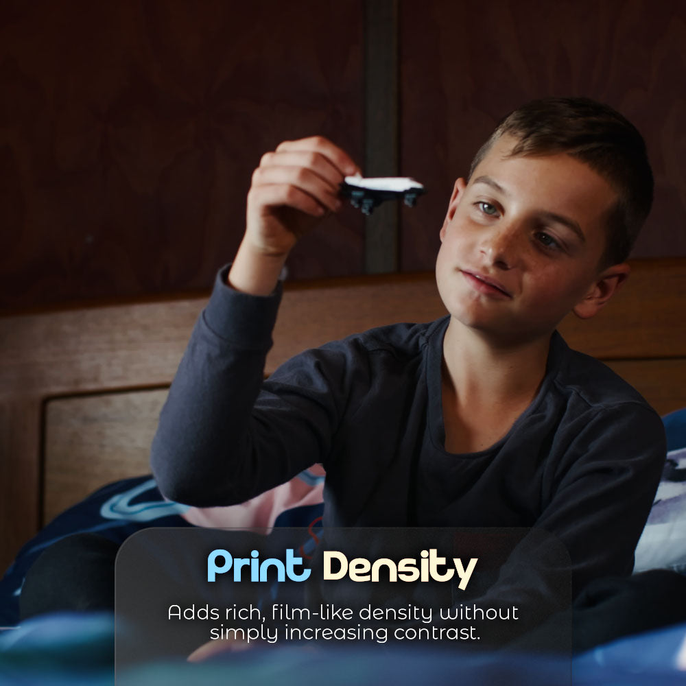 KodakKing Print Density control for rich film color density without excessive contrast