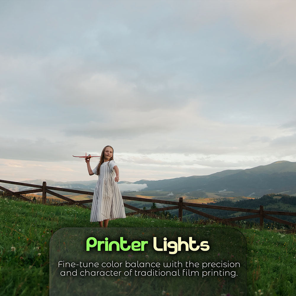 KodakKing printer lights control for precise RGB color balance and film-style grading