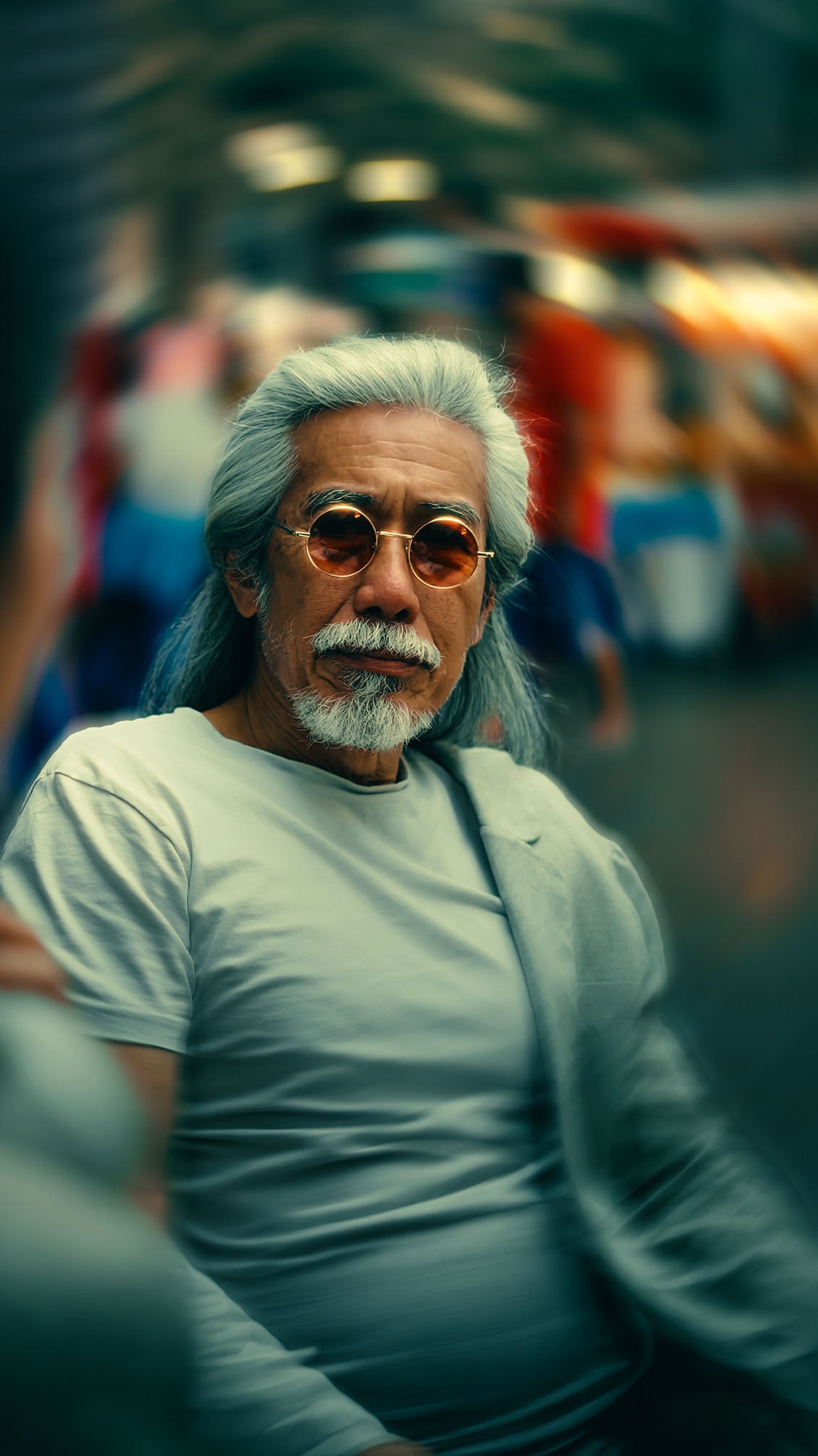 Professional portrait color grade demonstrating natural skin tones, rich color separation and refined tonal depth with HueCraft