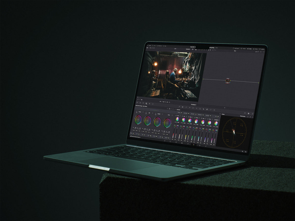 HueCraft color grading tools displayed in a professional editing workflow