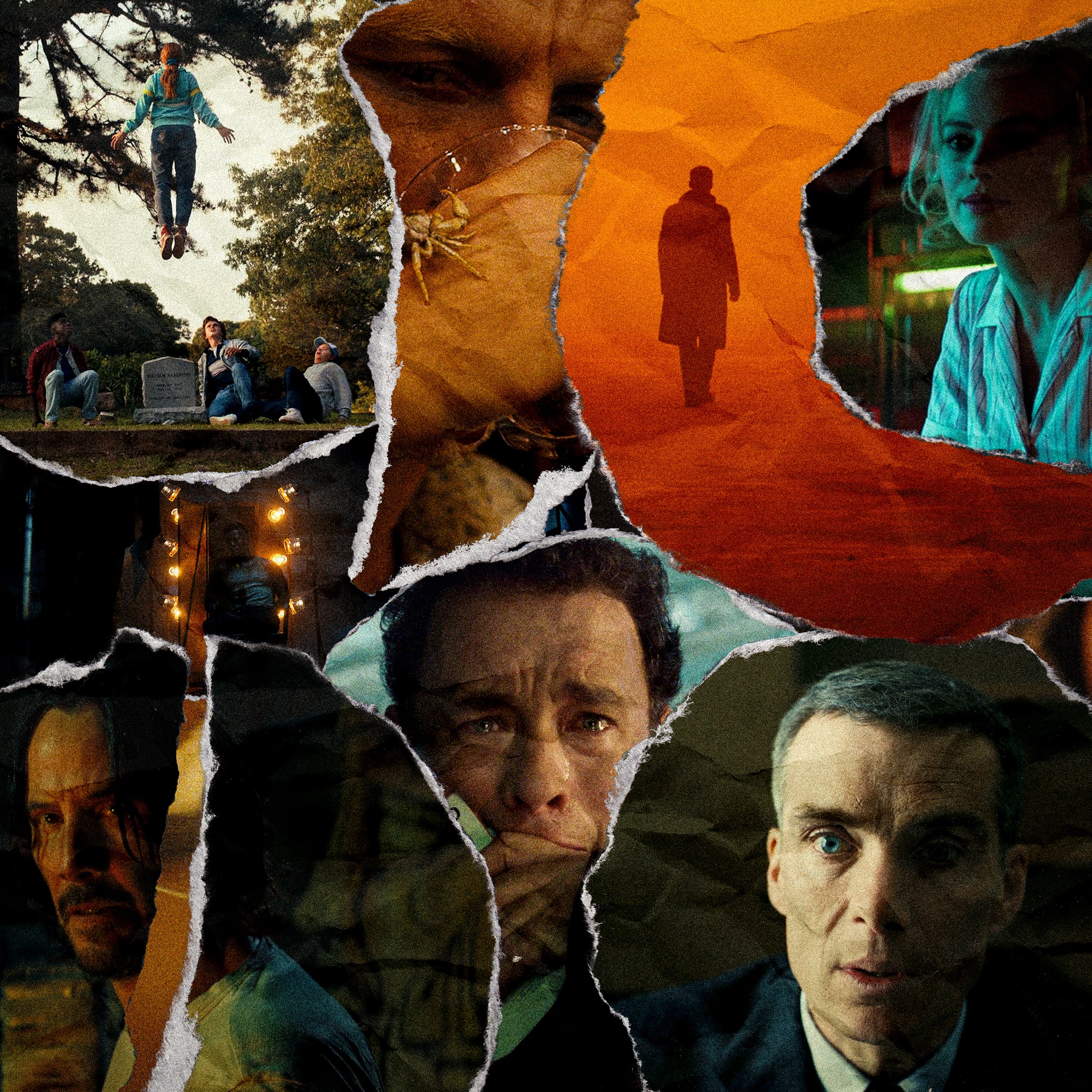 A collection of emotionally driven cinematic scenes showcasing the depth, mood, and filmic color rendering possible with HueCrafter.