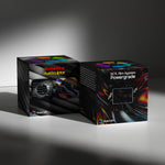 HueCraft DCTL Film System PowerGrade box mockup showcasing a complete cinematic color grading workflow featuring film emulation, advanced DCTL processing, and professional image finishing tools for DaVinci Resolve.
