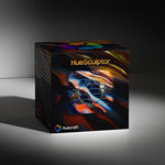 HueSculptor DCTL box mockup showcasing advanced hue shaping, color refinement, and cinematic color grading for DaVinci Resolve.